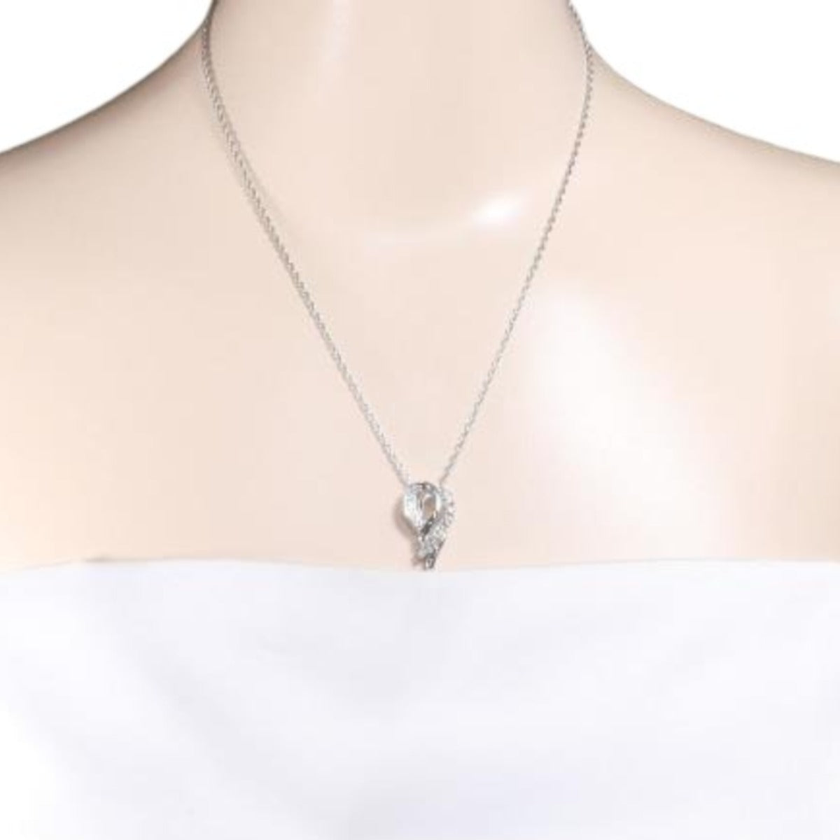 POLA Necklace
 Necklace Diamond Pt900 Pt900 Platinum Necklace Platinum [SS]
 【second hand】 