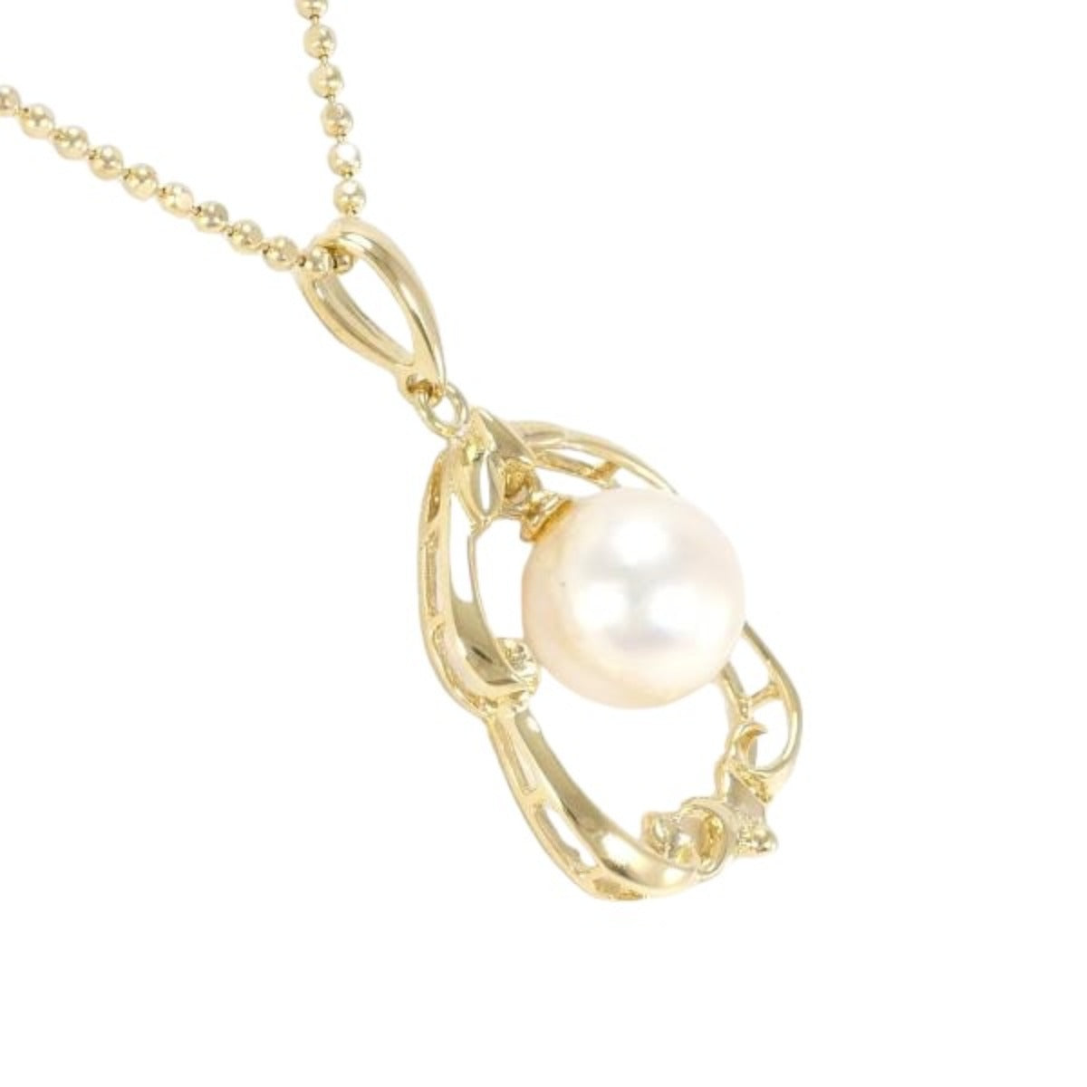 necklace
 Necklace Pearl K18 K18 Yellow Gold Necklace Gold [SS]
 【second hand】 