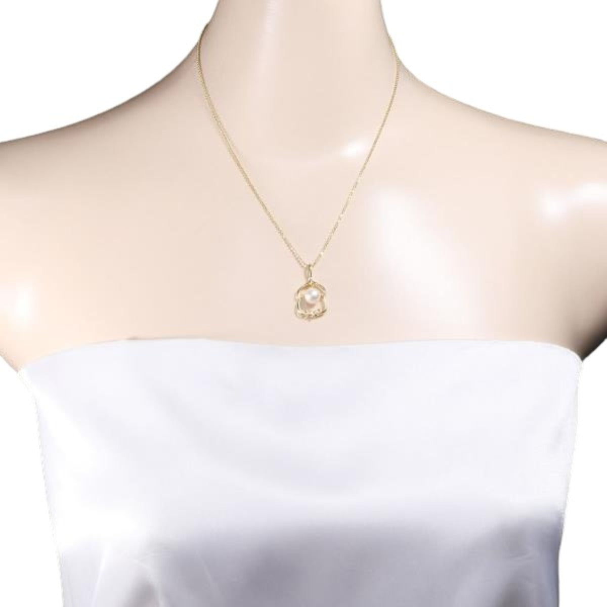 necklace
 Necklace Pearl K18 K18 Yellow Gold Necklace Gold [SS]
 【second hand】 