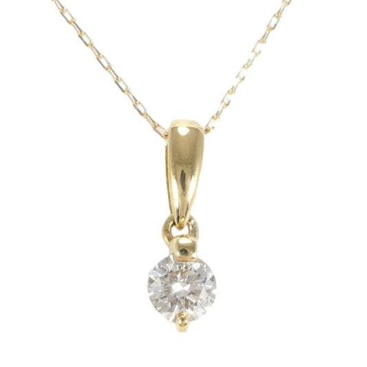 necklace
 Necklace Diamond K18 K18 Gold Necklace Gold [SS]
 【second hand】