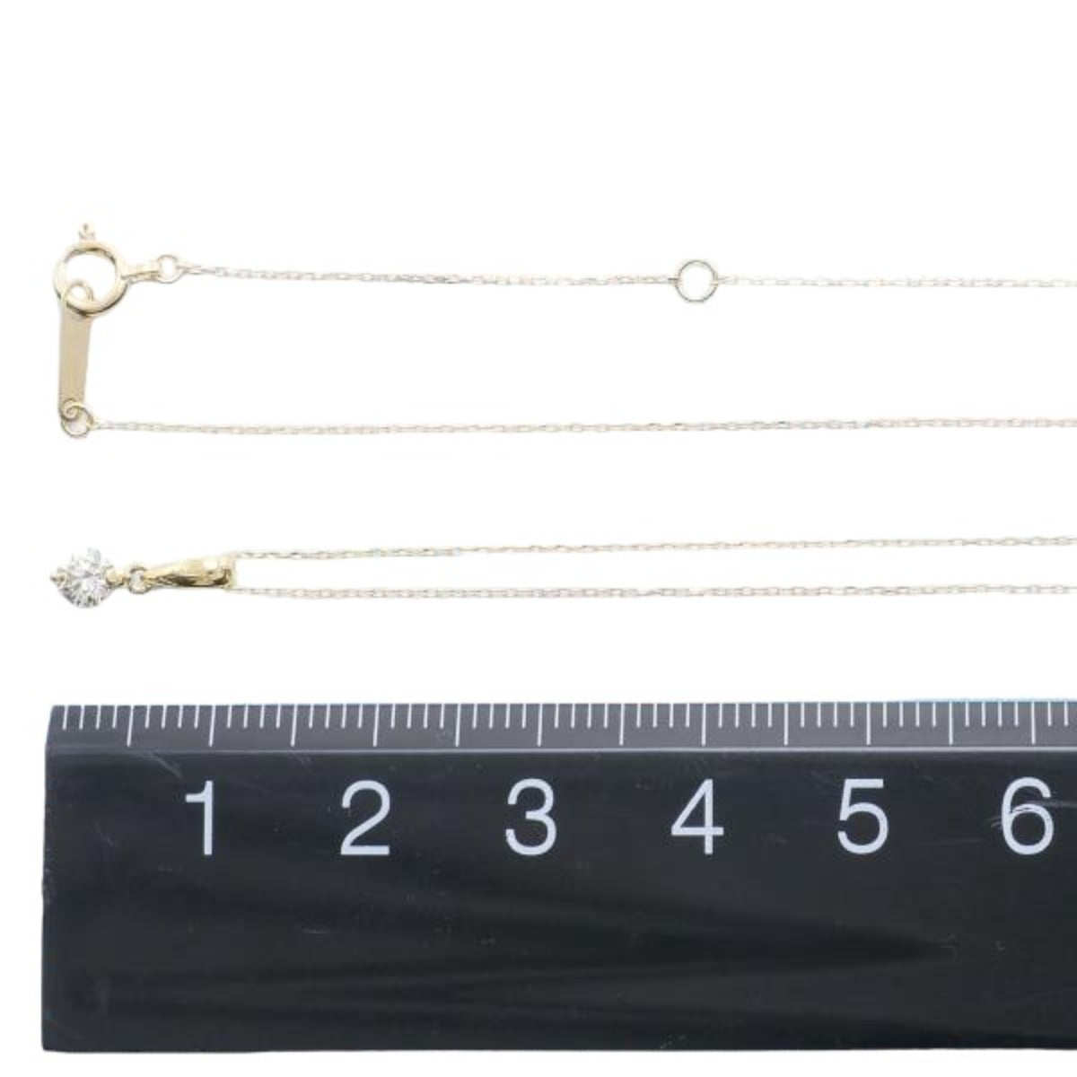 necklace
 Necklace Diamond K18 K18 Gold Necklace Gold [SS]
 【second hand】