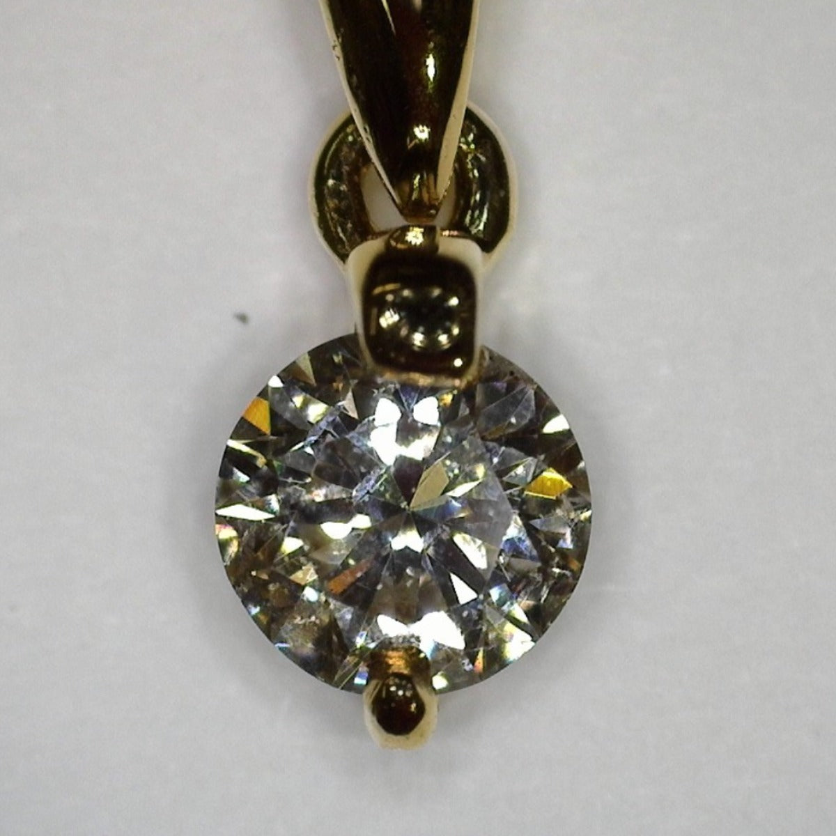 necklace
 Necklace Diamond K18 K18 Gold Necklace Gold [SS]
 【second hand】