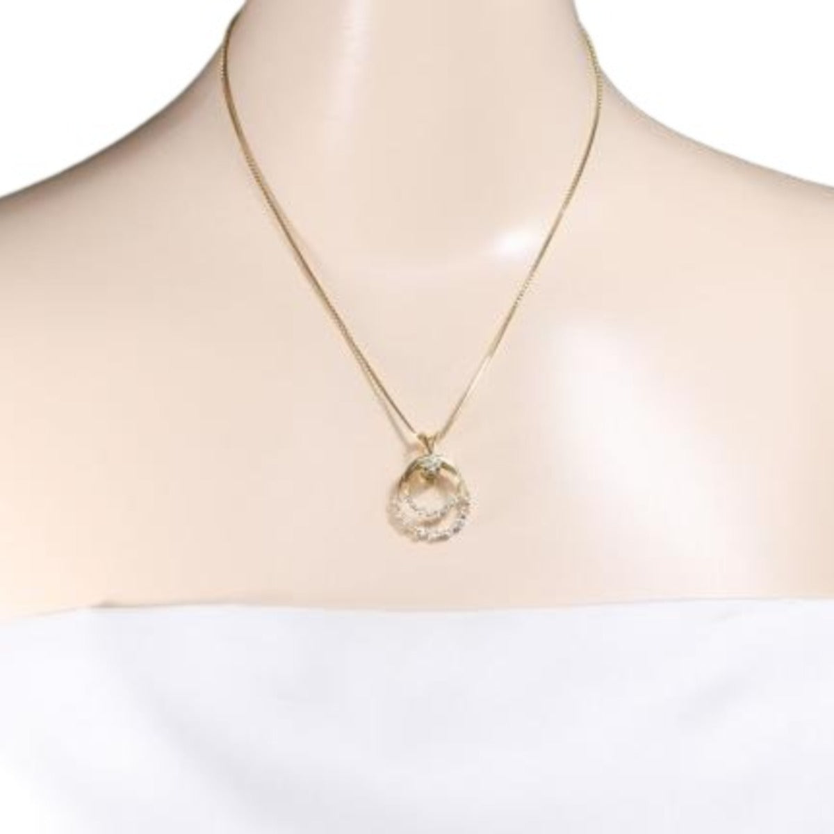 necklace
 Necklace Diamond K18 K18 Gold Necklace Gold [SS]
 【second hand】 