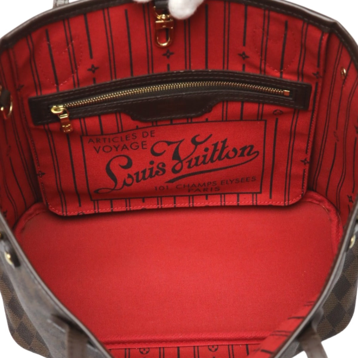 ルイヴィトン LOUIS VUITTON ハンドバッグ
 ハンドバッグ ダミエ ネヴァーフルPM ダミエキャンバス N51109 ブラウン LV
 【SS】
 【中古】