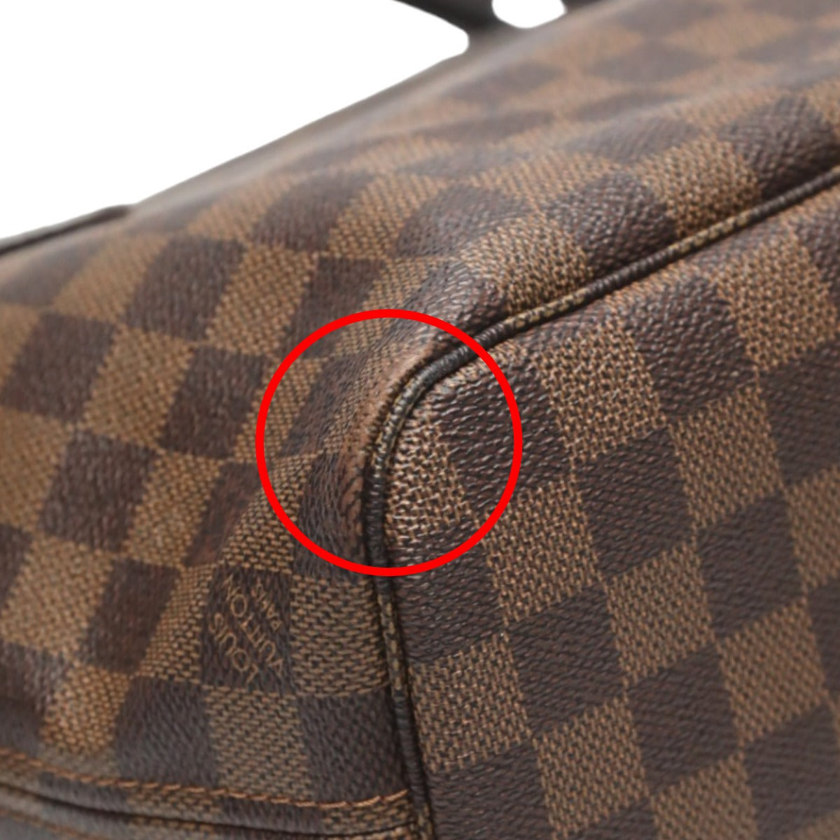 ルイヴィトン LOUIS VUITTON ハンドバッグ
 ハンドバッグ ダミエ ネヴァーフルPM ダミエキャンバス N51109 ブラウン LV
 【SS】
 【中古】