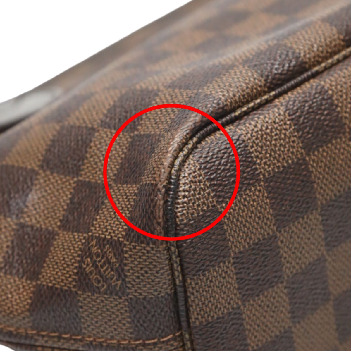 ルイヴィトン LOUIS VUITTON ハンドバッグ
 ハンドバッグ ダミエ ネヴァーフルPM ダミエキャンバス N51109 ブラウン LV
 【SS】
 【中古】