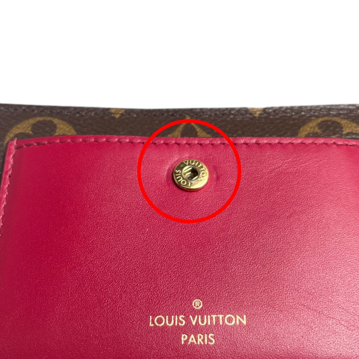 ルイヴィトン LOUIS VUITTON 二つ折り財布
 二つ折り財布 モノグラム ポルトフォイユ・ジュリエット モノグラムキャンバス M69433 フューシャ LV
 【SS】
 【中古】