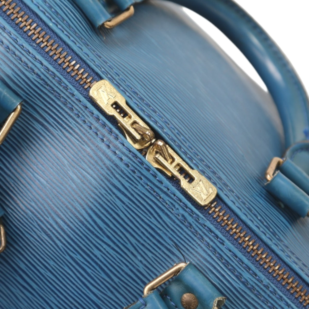 Louis Vuitton Boston Bag
 Epi Keepall 50 Travel Bag, Epi Leather, M42965, Toledo Blue, LV
 [SS]
 【second hand】 