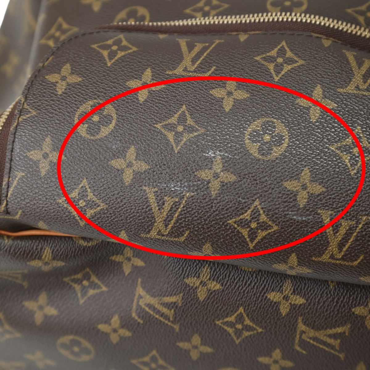 Louis Vuitton Boston Bag
 Sports bag Monogram Evasion Monogram canvas M41443 Brown LV
 [SS]
 【second hand】 