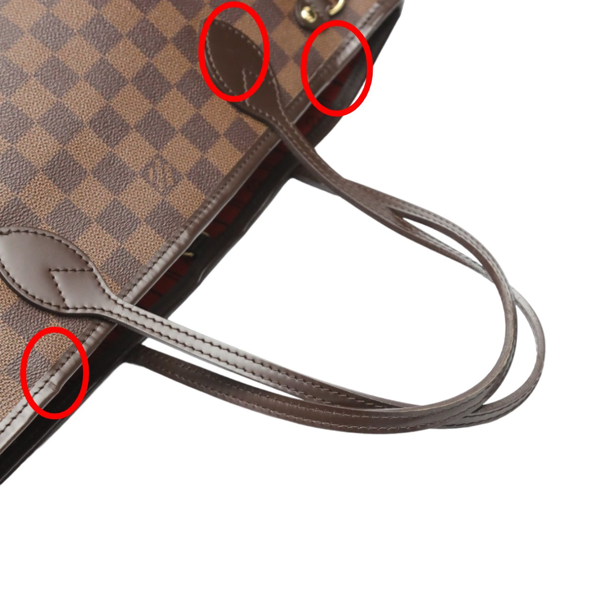 LOUIS VUITTON Handbags
 Handbag Damier Neverfull PM Damier Canvas N51109 Brown LV
 [SS]
 【second hand】 