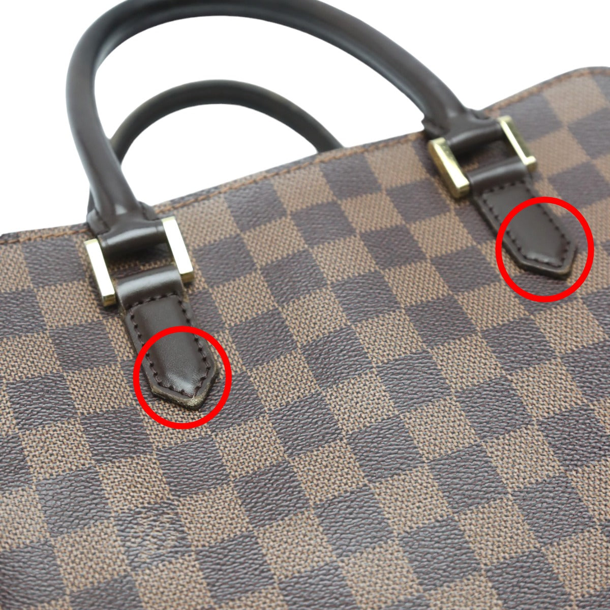 LOUIS VUITTON Handbags
 Handbag Damier Triana Damier Canvas N51155 Brown LV
 [SS]
 【second hand】 