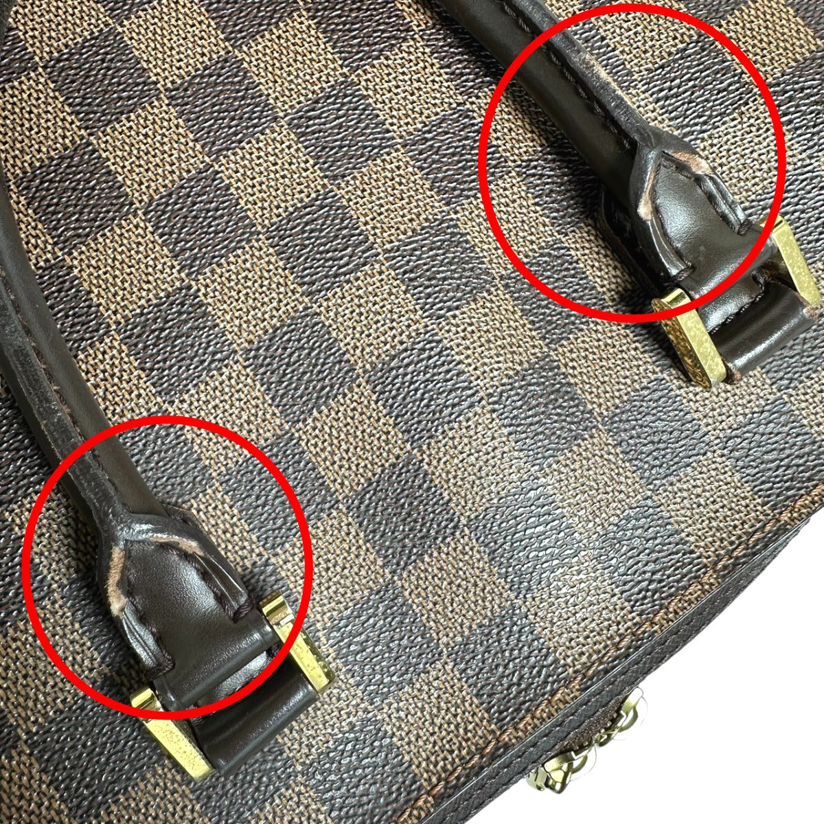 LOUIS VUITTON Handbags
 Handbag Damier Triana Damier Canvas N51155 Brown LV
 [SS]
 【second hand】 