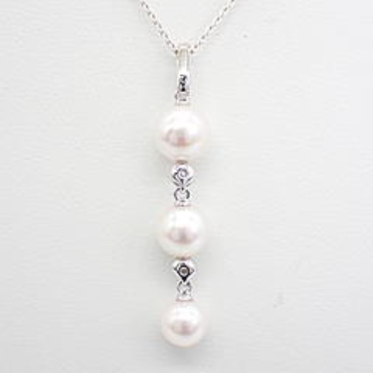 TASAKI Necklace
 Necklace Pearl 750WG Necklace Silver [SS]
 【second hand】 