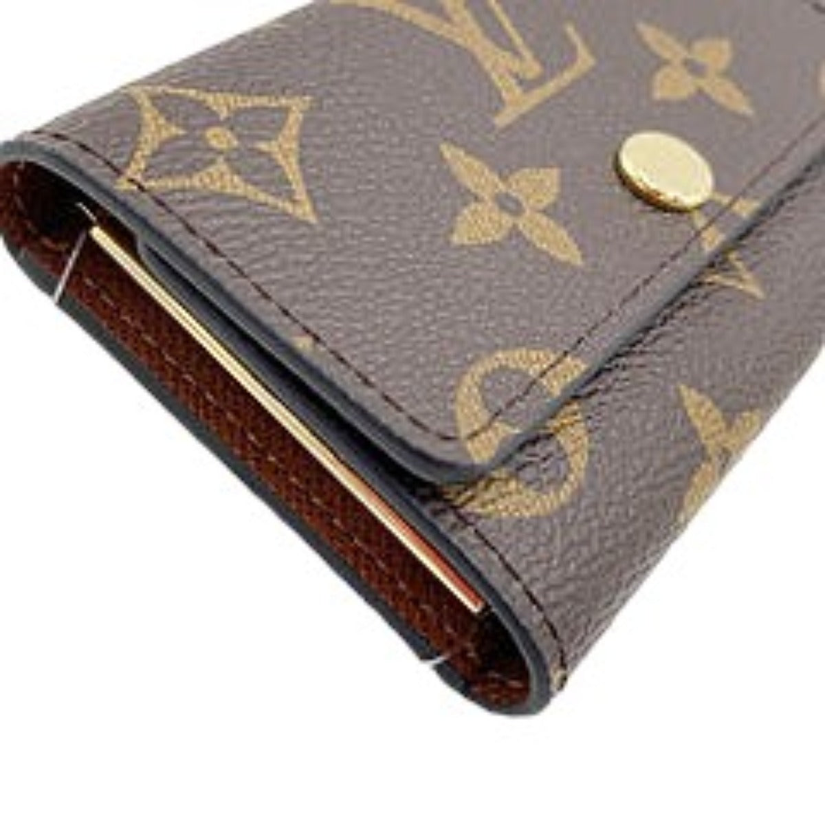ルイヴィトン LOUIS VUITTON キーケース
 6本用キーケース モノグラム ミュルティクレ6 モノグラムキャンバス M62630 ブラウン LV
 【SS】
 【中古】