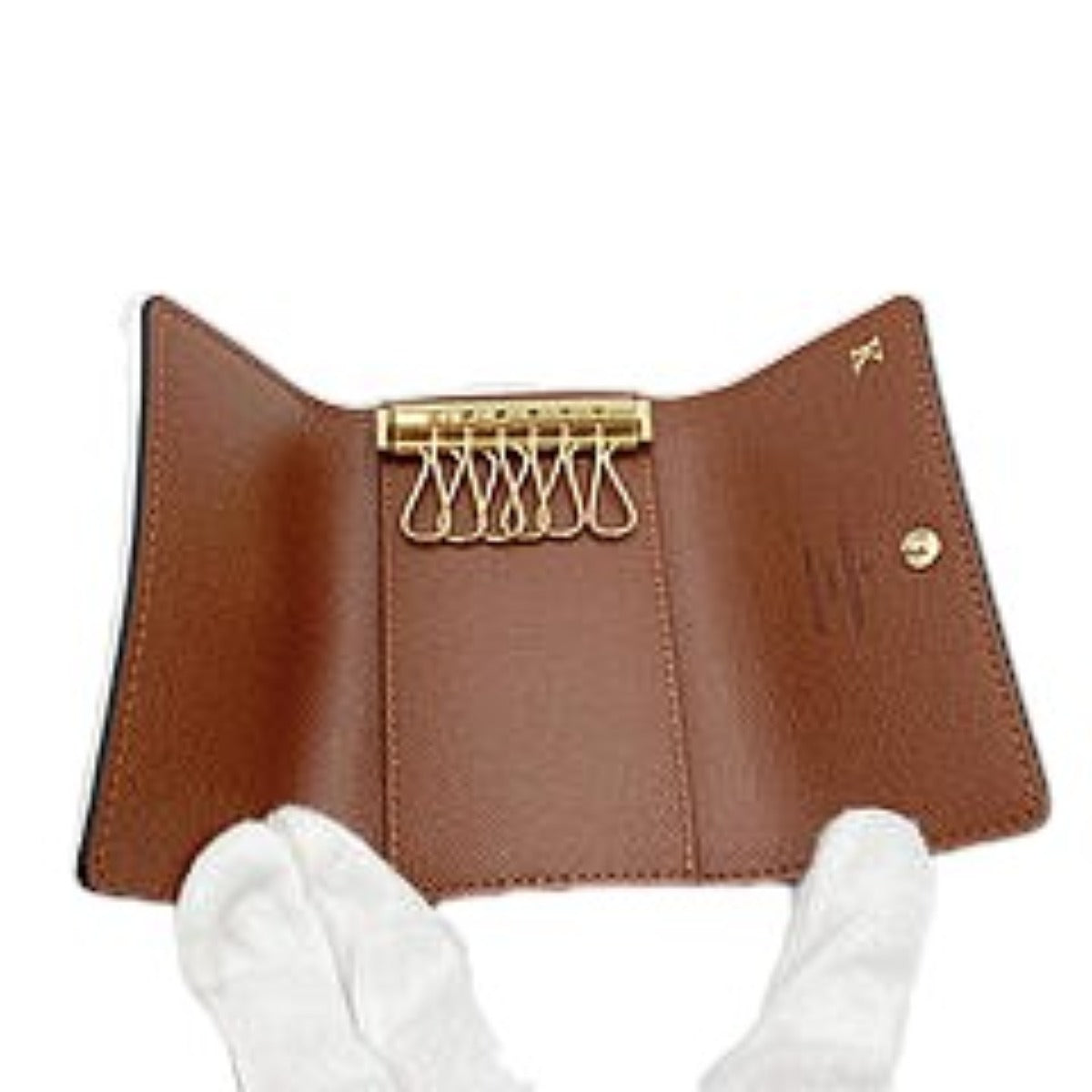 ルイヴィトン LOUIS VUITTON キーケース
 6本用キーケース モノグラム ミュルティクレ6 モノグラムキャンバス M62630 ブラウン LV
 【SS】
 【中古】