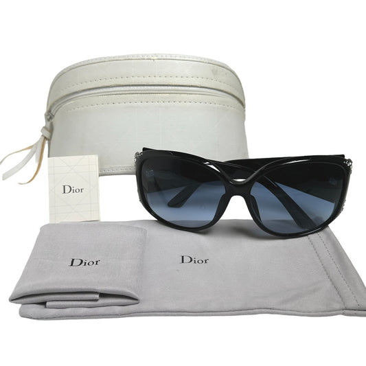 Christian Dior Sunglasses
 Sunglasses 807JJ 6014 125 Plastic 8077JJMB Black [SS]
 【second hand】 