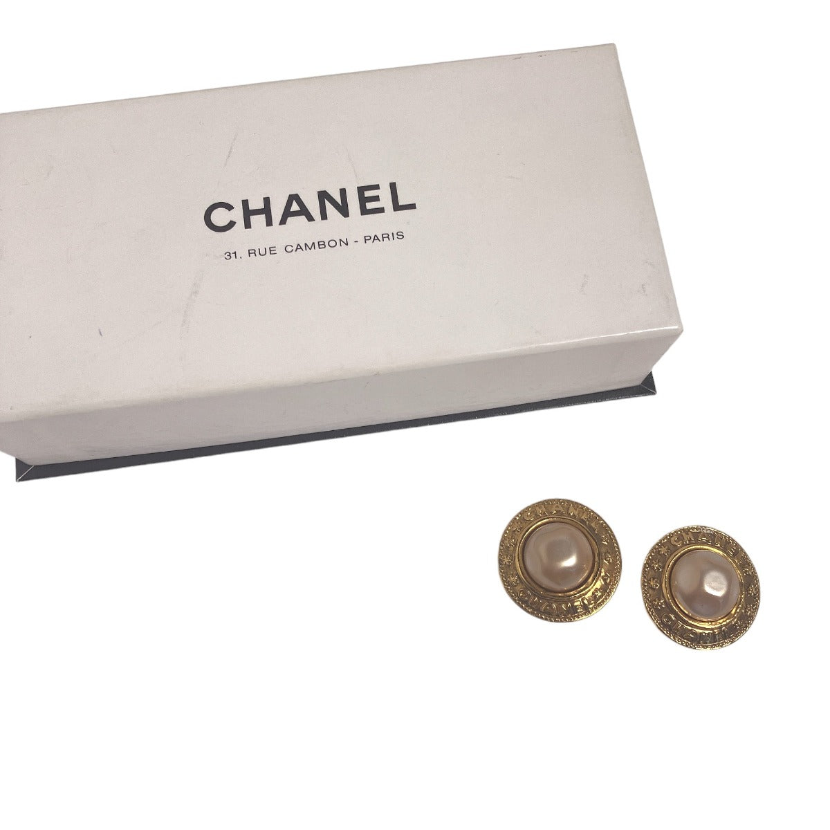 シャネル CHANEL イヤリング
 フェイクパール GP GP ゴールド 【SS】
 【中古】