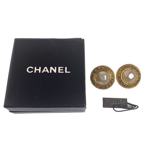 CHANEL Earrings
 
Fake Pearl Vintage GP GP Gold [SS]
 【second hand】 