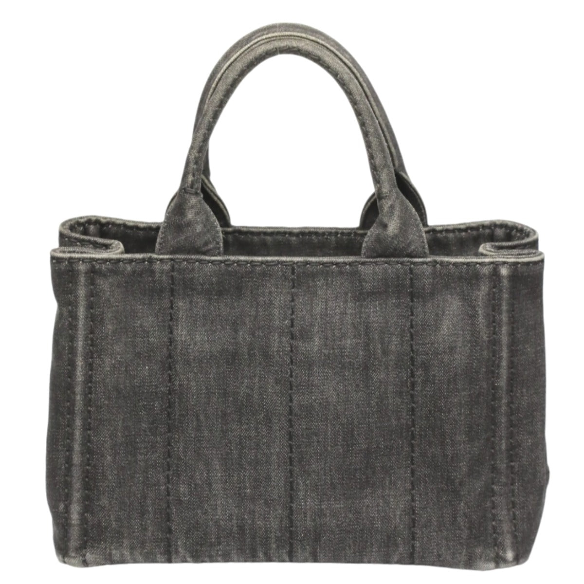 PRADA Tote Bag
 Tote Bag Canapa Mini Denim 1BG439 Black [SS]
 【second hand】 