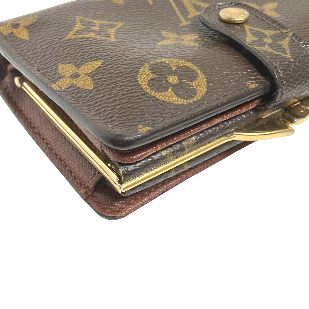 LOUIS VUITTON Bi-fold wallet
 Monogram Porte Monnaie Viennese Wallet with Card Pockets, Monogram Canvas M61663, Brown, LV
 [SS]
 【second hand】 