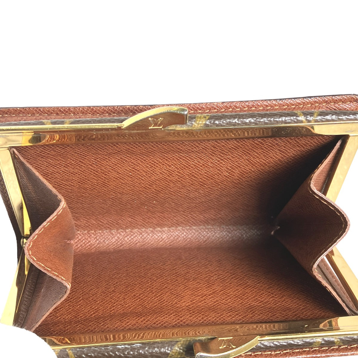 LOUIS VUITTON Bi-fold wallet
 Monogram Porte Monnaie Viennese Wallet with Card Pockets, Monogram Canvas M61663, Brown, LV
 [SS]
 【second hand】 