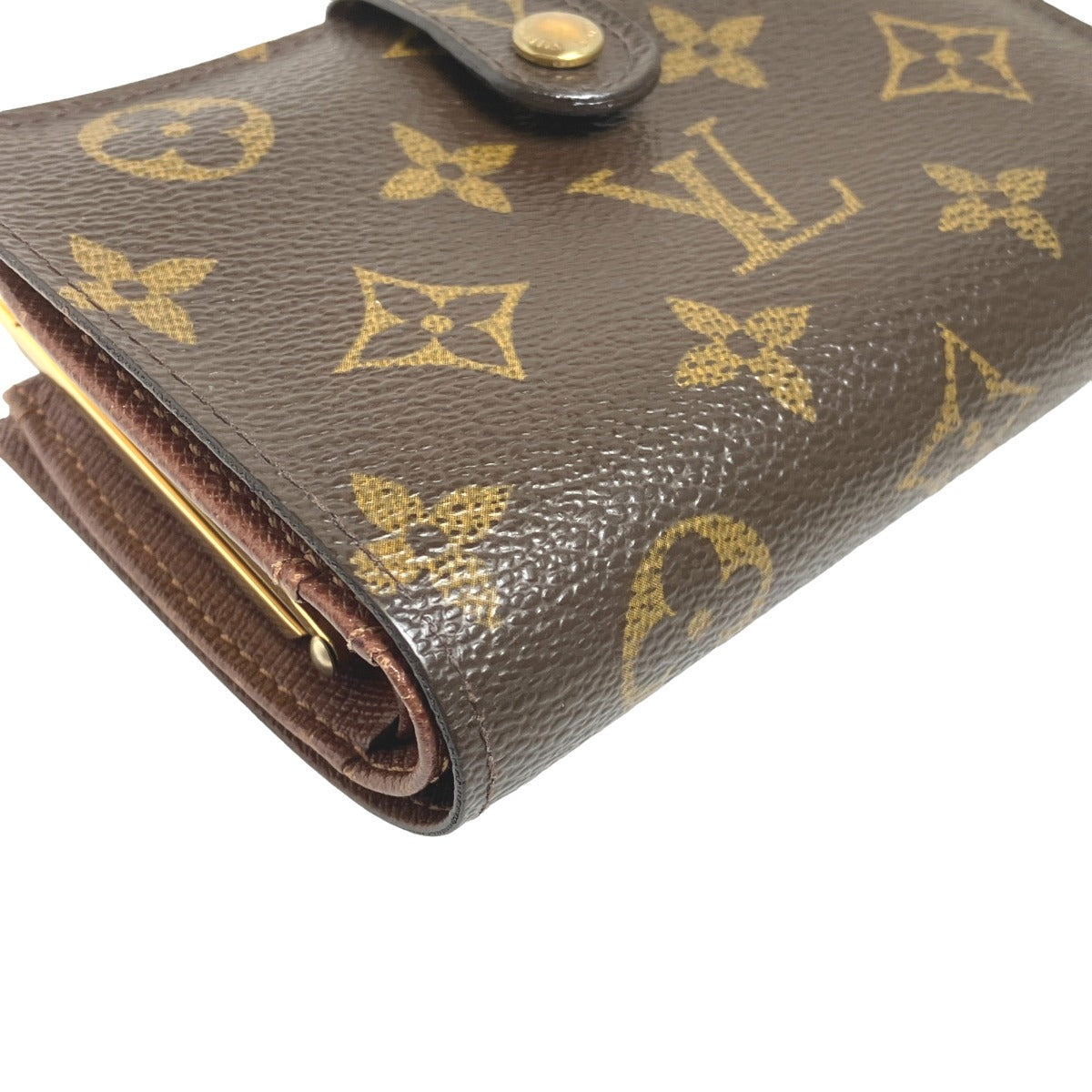 LOUIS VUITTON Bi-fold wallet
 Monogram Porte Monnaie Viennese Wallet with Card Pockets, Monogram Canvas M61663, Brown, LV
 [SS]
 【second hand】 