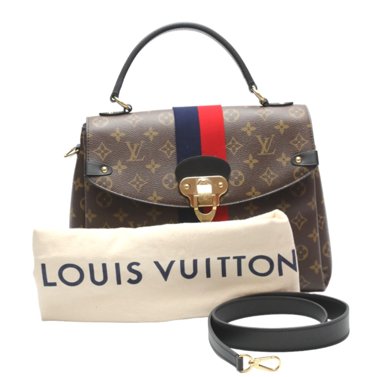 ルイヴィトン LOUIS VUITTON ショルダーバッグ
 2WAYバッグ モノグラム ジョルジュMM モノグラムキャンバス M43778 ブラウン LV
 【SS】
 【中古】