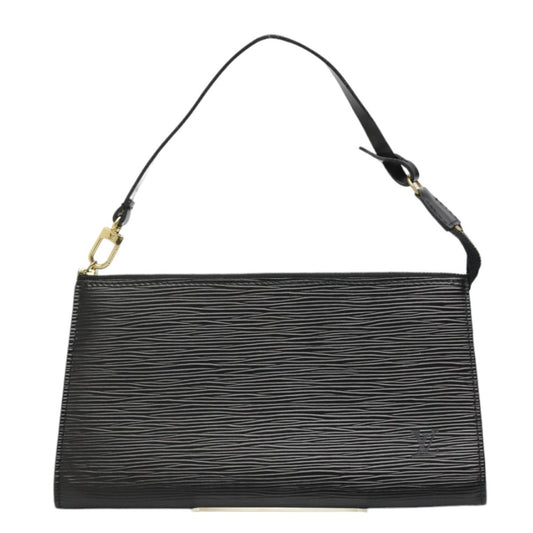 Louis Vuitton clutch bag
 Discontinued Epi Pochette Accessoires Epi Leather M52942 Black LV
 [SS]
 【second hand】 