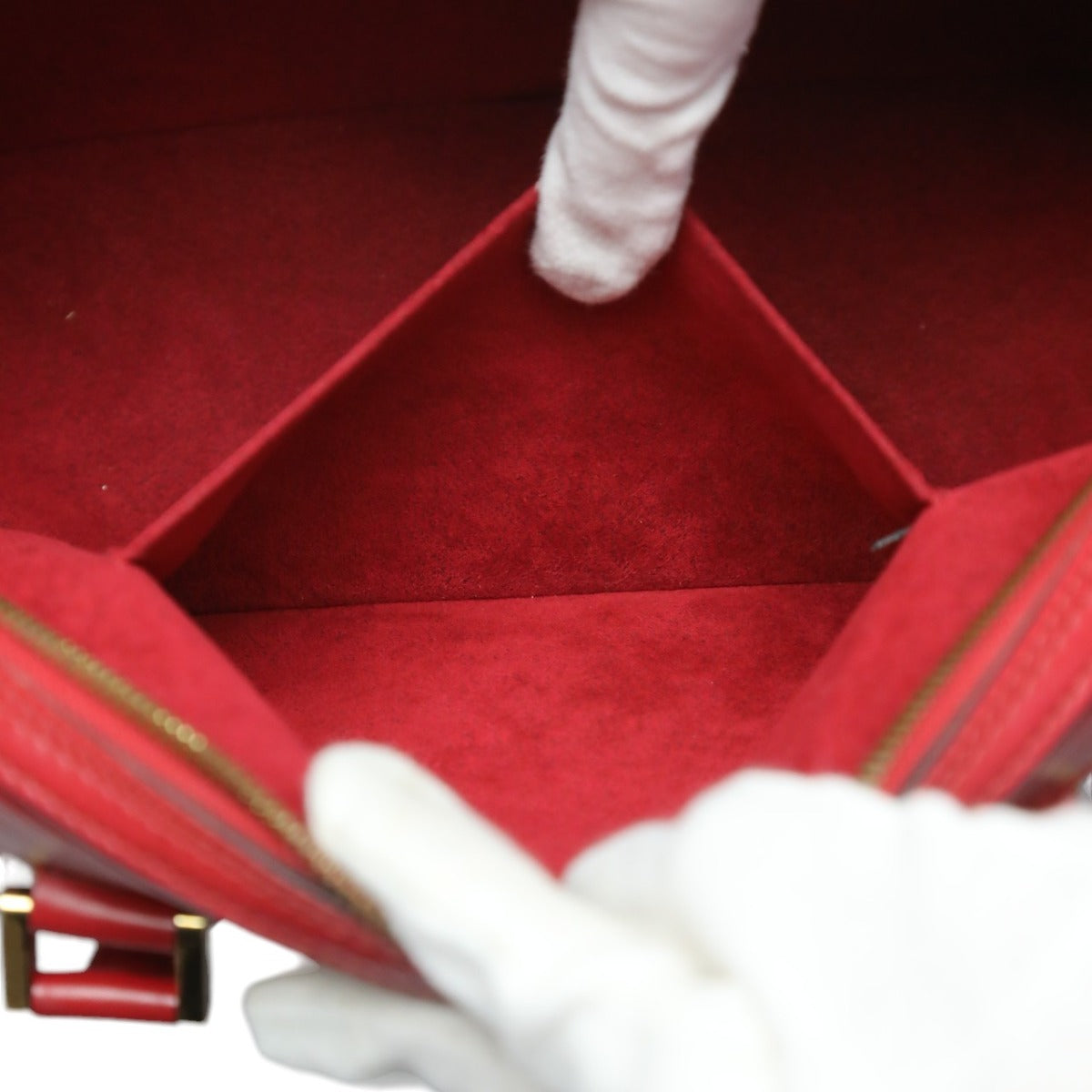 LOUIS VUITTON Handbags
 Epi Jasmine Handbag in Epi Leather M52087 Castilian Red LV
 [SS]
 【second hand】 