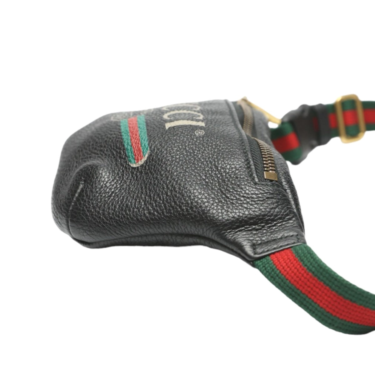 グッチ GUCCI ウエストバッグ
 ウエストポーチ レザー 527792 ブラック 【中古】