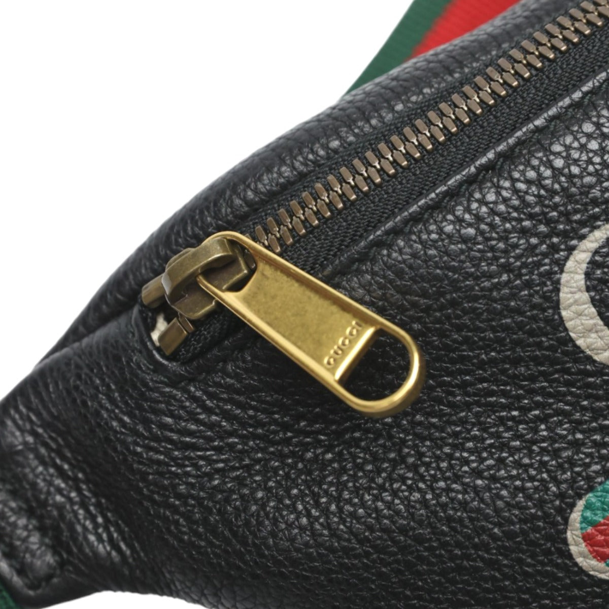 グッチ GUCCI ウエストバッグ
 ウエストポーチ レザー 527792 ブラック 【中古】