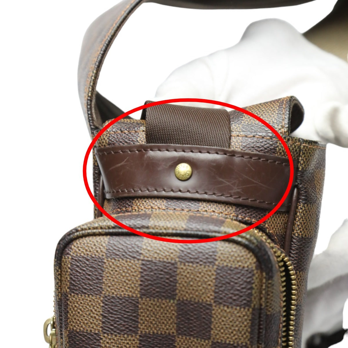 LOUIS VUITTON Shoulder Bag
 Damier Reporter Melville Shoulder Bag in Brown Damier Canvas LV
 [SS]
 【second hand】 