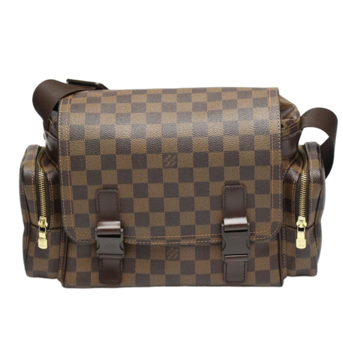 LOUIS VUITTON Shoulder Bag
 Damier Reporter Melville Shoulder Bag in Brown Damier Canvas LV
 [SS]
 【second hand】 