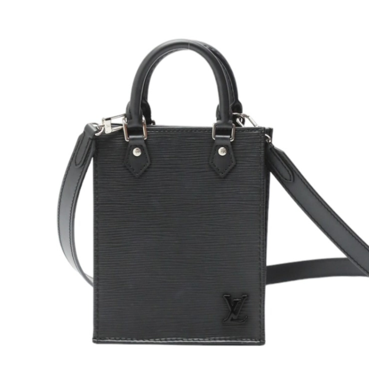 LOUIS VUITTON Shoulder Bag
 
Shoulder bag Epi Petite Sac Plat Epi Leather M69441 Black LV
 [SS]
 【second hand】 