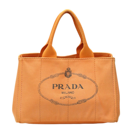 PRADA Tote Bag
 Tote Bag Canvas Canapa Tote Cotton Denim BN1877 Orange [SS]
 【second hand】 