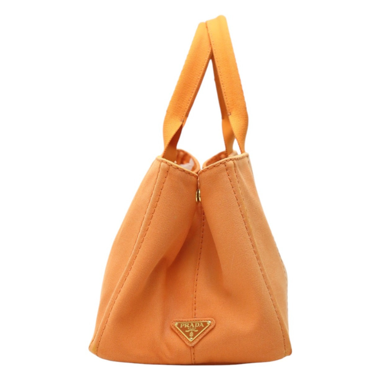 PRADA Tote Bag
 Tote Bag Canvas Canapa Tote Cotton Denim BN1877 Orange [SS]
 【second hand】 