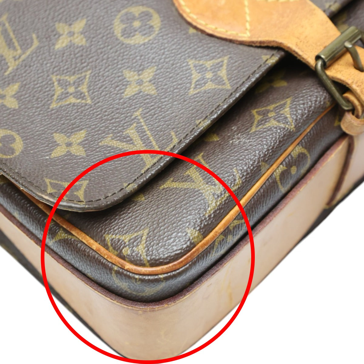 ルイヴィトン LOUIS VUITTON ショルダーバッグ
 ショルダーバッグ モノグラム カルトシエールGM モノグラムキャンバス M51252 ブラウン LV
 【SS】
 【中古】