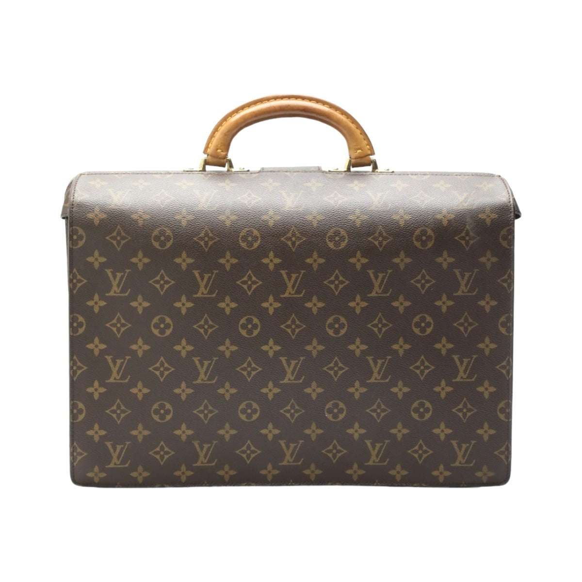 LOUIS VUITTON Briefcase
 
Business bag Monogram Serviette Fermoir Monogram Canvas M53305 Brown LV
 [SS]
 【second hand】 