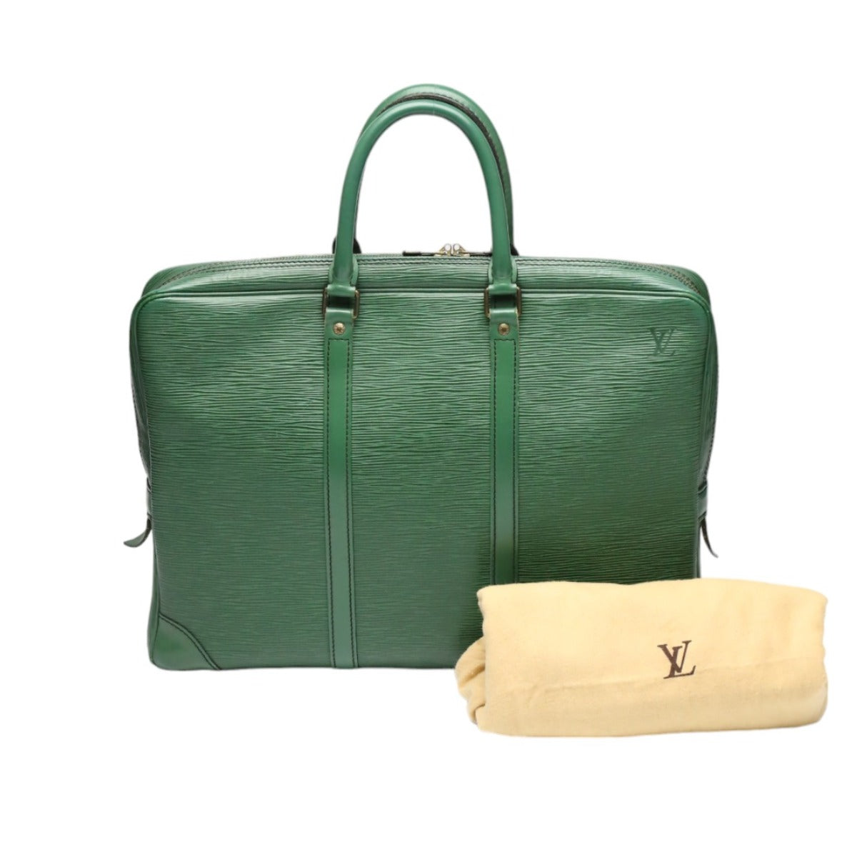 ルイヴィトン LOUIS VUITTON トートバッグ
 書類カバン エピ ポルトドキュマンヴォワヤージュ エピレザー M54474 グリーン LV
 【SS】
 【中古】