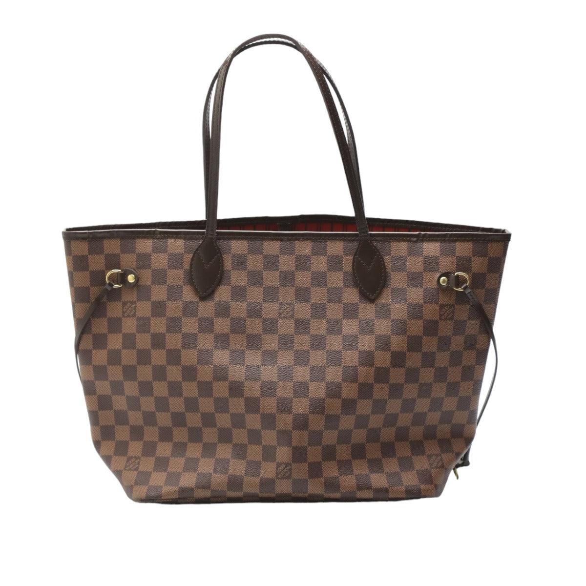 ルイヴィトン LOUIS VUITTON トートバッグ
 ネヴァーフルMM ダミエ ポーチ無し ダミエキャンバス N41358 ブラウン LV
 【SS】
 【中古】