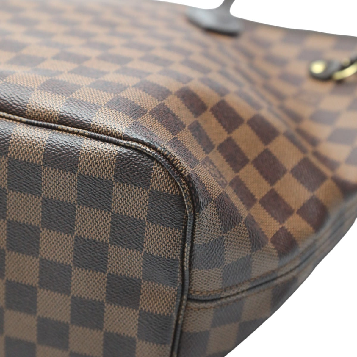 ルイヴィトン LOUIS VUITTON トートバッグ
 ネヴァーフルMM ダミエ ポーチ無し ダミエキャンバス N41358 ブラウン LV
 【SS】
 【中古】