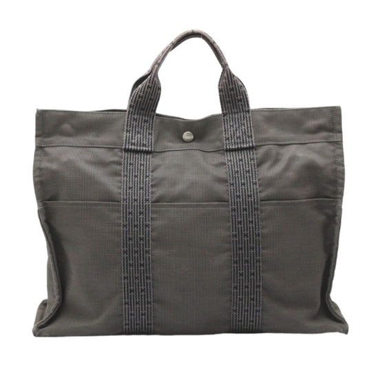 Hermes HERMES Tote Bag
 Tote Bag Air Line Canvas Tote MM Gray [SS]
 【second hand】 