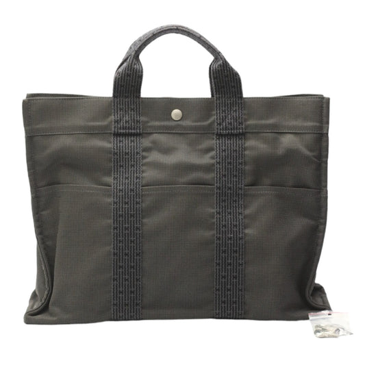 Hermes HERMES Tote Bag
 Tote Bag Air Line Canvas Tote MM Gray [SS]
 【second hand】 