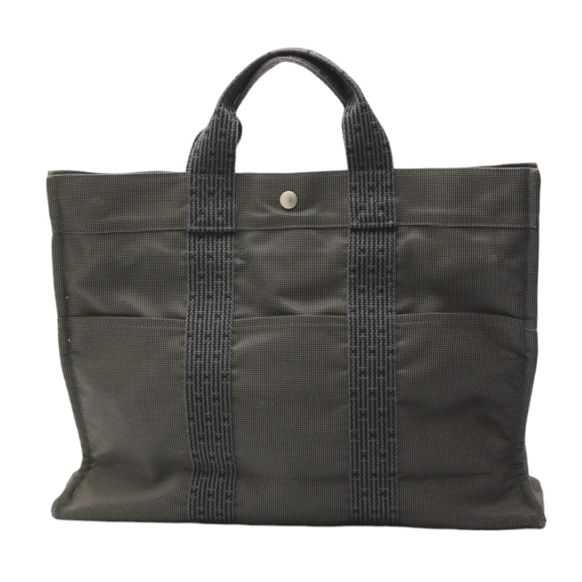 Hermes HERMES Tote Bag
 Tote Bag Air Line Canvas Tote MM Gray [SS]
 【second hand】 