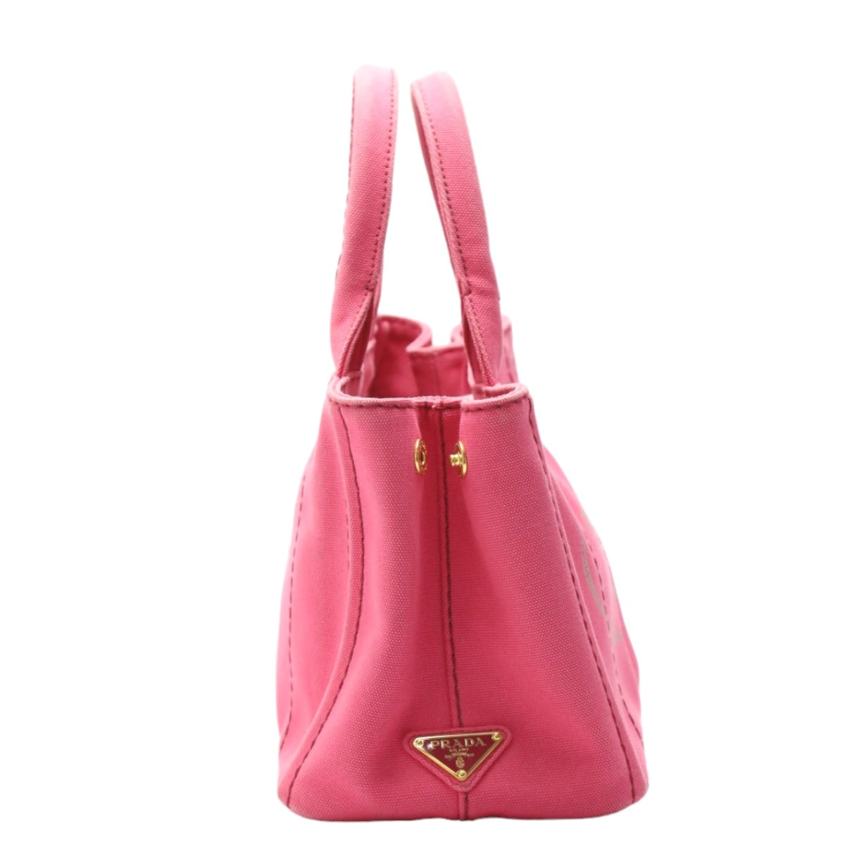 PRADA Tote Bag
 
Tote Bag Cotton Canvas Canapa Mini Cotton Canvas 1BG439 Pink [SS]
 【second hand】 