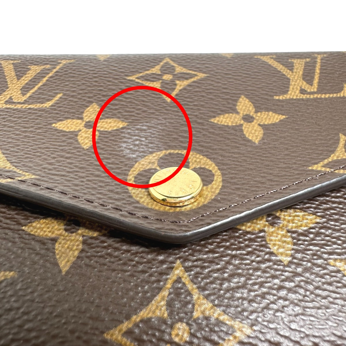 Louis Vuitton LOUIS VUITTON Long Wallet
 
Wallet Monogram Portefeuille Sarah Monogram Canvas M60531 Brown LV
 [SS]
 【second hand】 