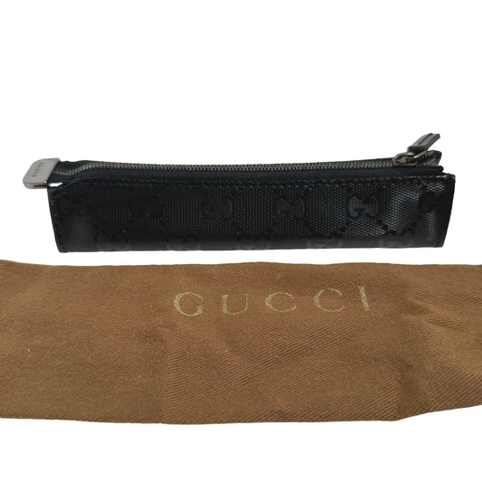 グッチ GUCCI ペンケース
 ペンケース 筆箱 レザー 170780  ブラック 【SS】
 【中古】