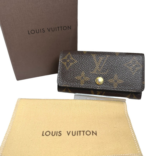 LOUIS VUITTON Key Case
 Multicle 4 Monogram 4 Key Case Monogram Canvas M62631 Brown LV
 [SS]
 【second hand】 