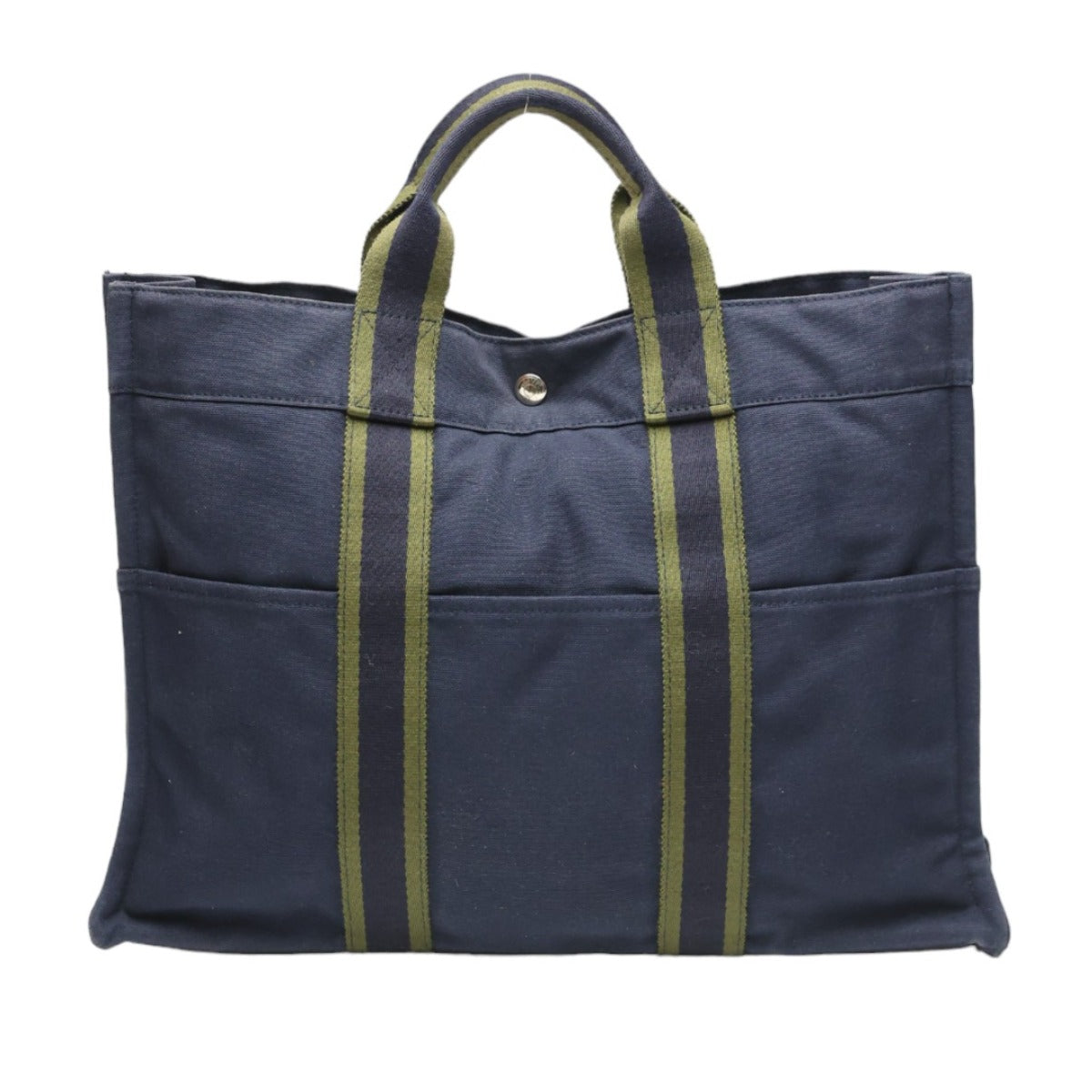 Hermes HERMES Tote Bag
 Tote Bag Fool's Fool's Navy [SS]
 【second hand】 