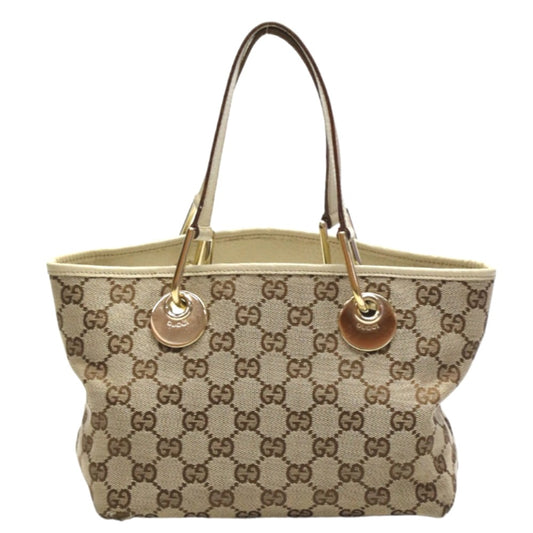 GUCCI handbags
 Mini Tote Bag GG Canvas 120844 GG Canvas Beige [SS]
 【second hand】 